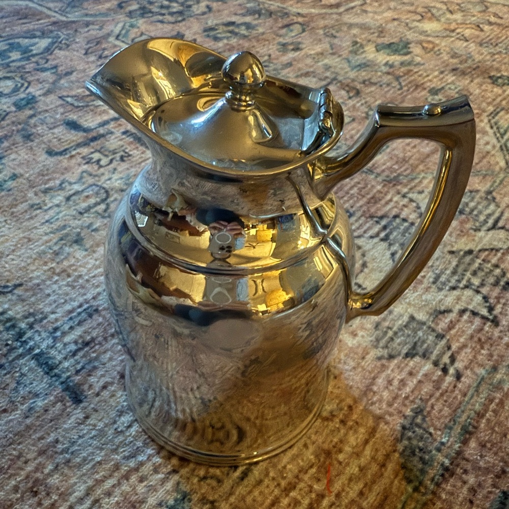 Elegant Silver Plated Pitcher Stanley